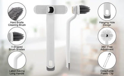 Multi-Function Bathroom Cleaning Brush