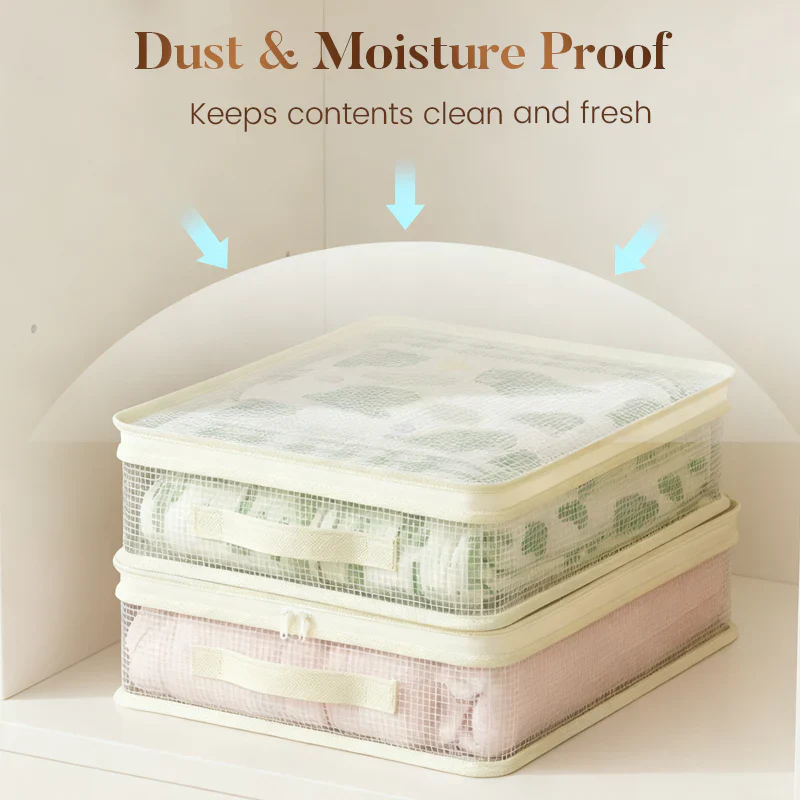 Transparent storage bags for the wardrobe | Pack of 5