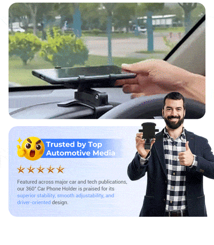 360 Degree Rotation Dashboard Car Phone Holder🚗 | 🔥Buy 1 Fet 1 Free🔥