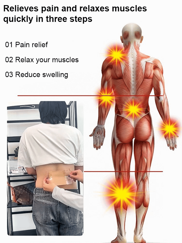 Ginger Pain Patches – Natural Heat Therapy for Pain & Stiffness| Pack of 20