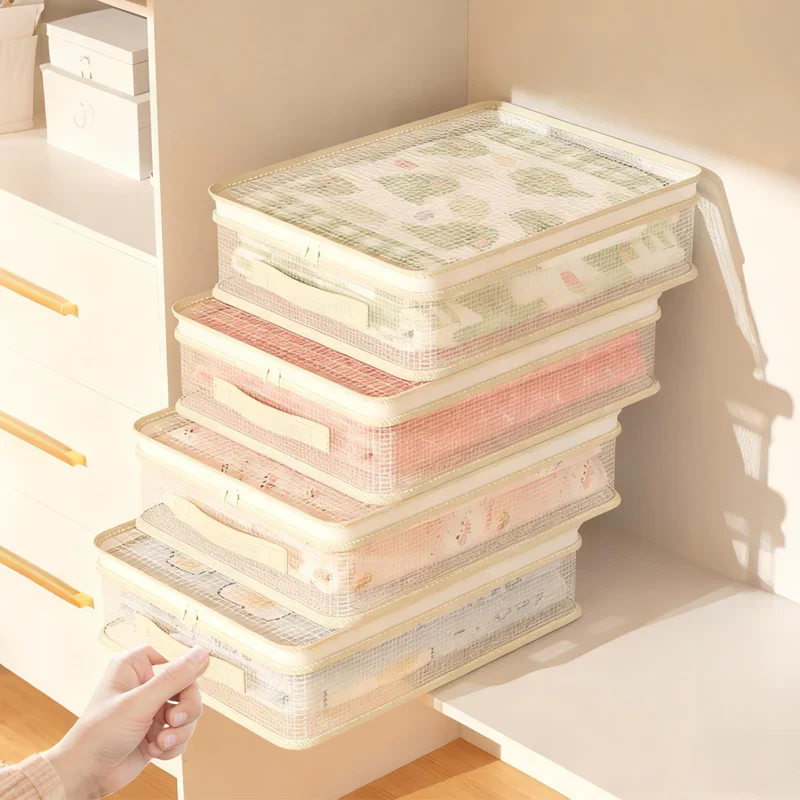 Transparent storage bags for the wardrobe | Pack of 5