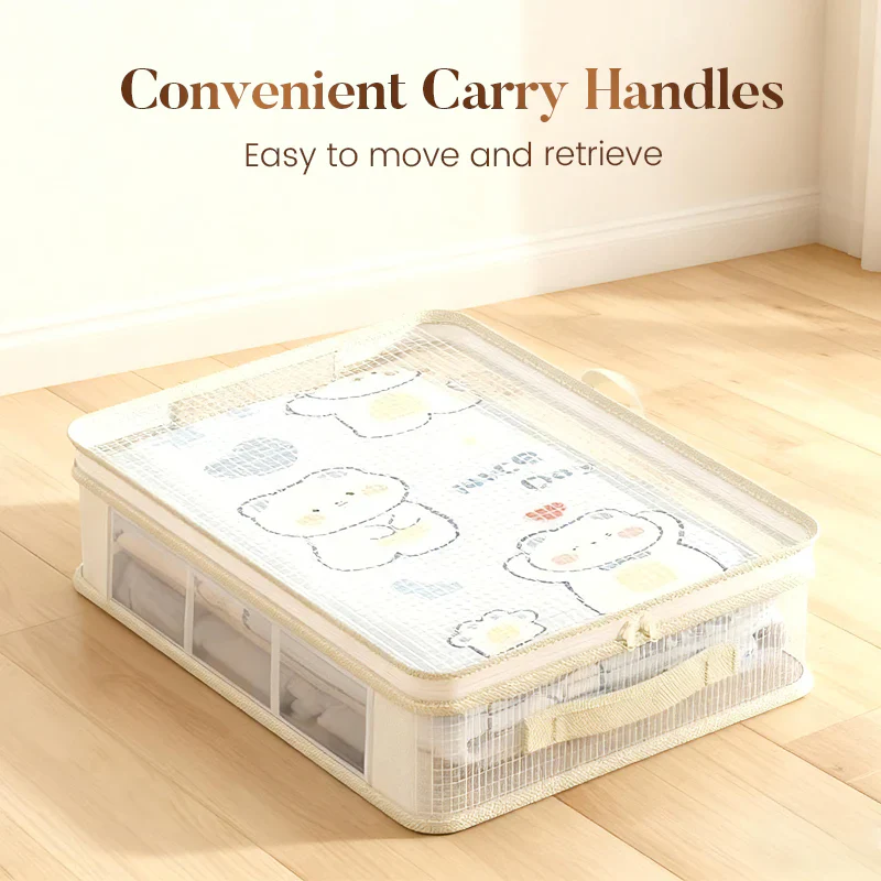 Transparent storage bags for the wardrobe | Pack of 5